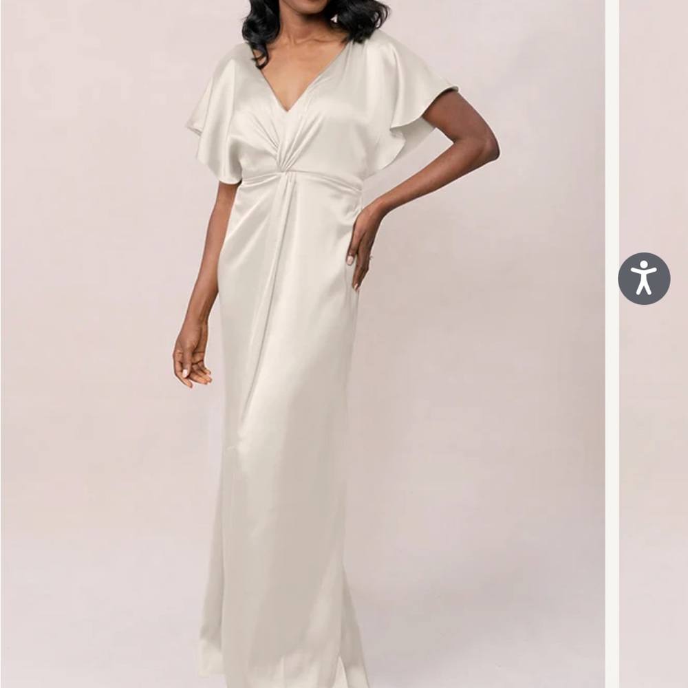 Gwen Satin Dress Revelry Soft Champagne